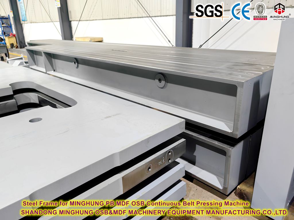 Stahlrahmen für MINGHUNG MDF OSB -kontinuierliche Gürtelmaschine