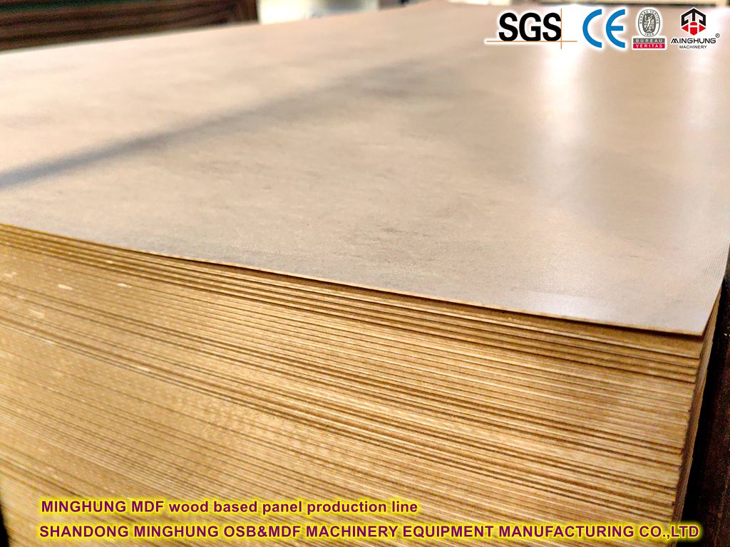 MINGHUNG MDF Holzbasis -Panel -Panel -Produktionsmaschinenlinie
