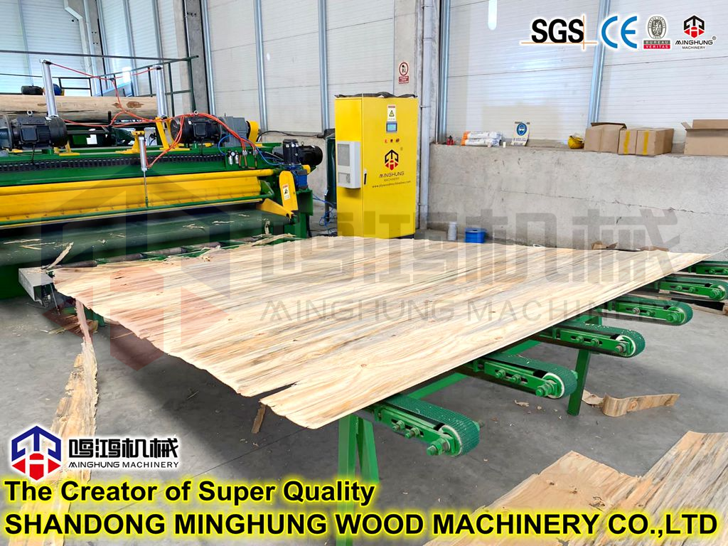 Furniersch&auml;lmaschine in Mexiko