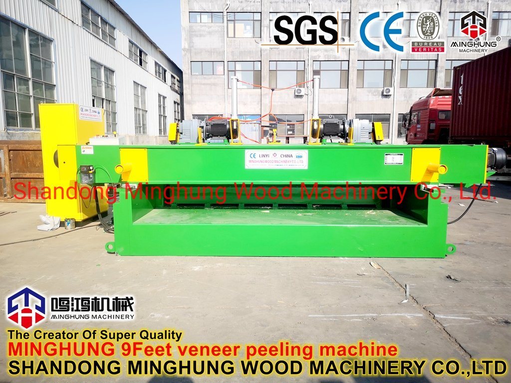 Spindellose CNC-Schälmaschine für Holzfurniere