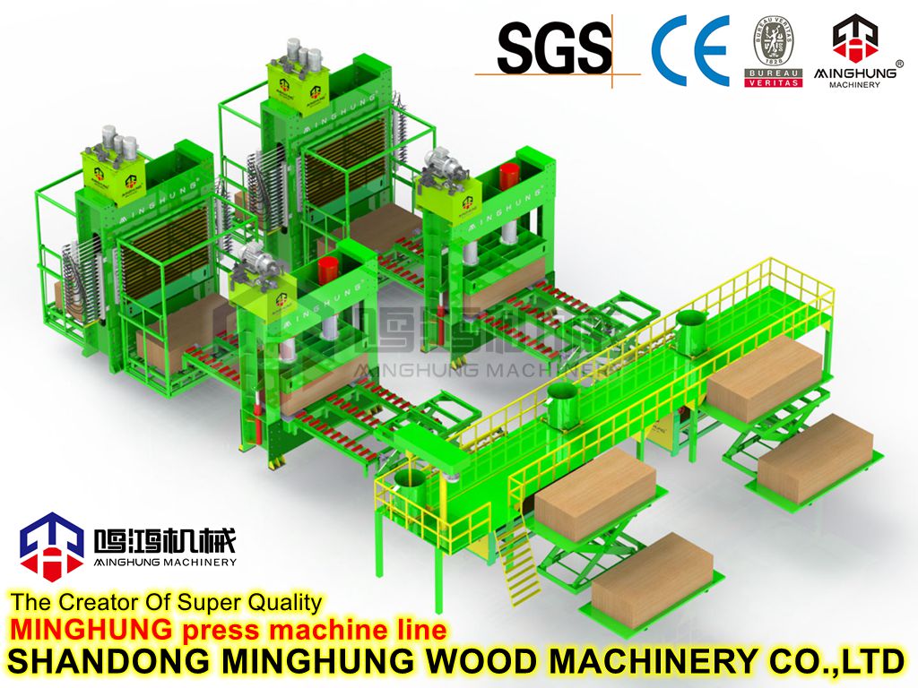 Hydraulische Sperrholz-Heißpressmaschine für Innen- und Außensperrholz