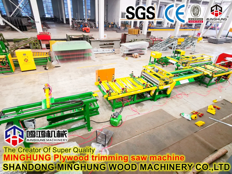OSB-MDF-Spanplatten-Sperrholz-Schneidemaschine, Sperrholz-Kantenschneidemaschine für Holzarbeiten, 4 x 8 Fuß, vollautomatische Kantenschneidemaschine