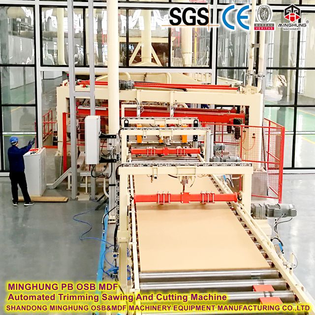 MINGHUNG PB OSB MDF Automatische Trimmsägenmaschine
