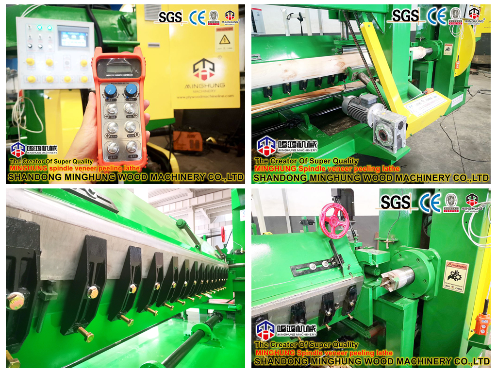 Spindelfurnier-Drehmaschinenteile